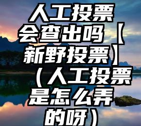 简单的来说下微信投票人工怎么刷票（微信纯人工投票）