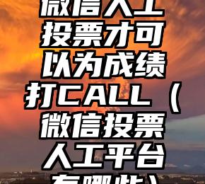 简单的来说下微信投票人工怎么刷票（微信纯人工投票）