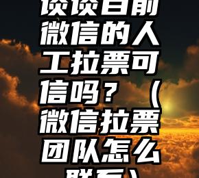简单的来说下微信投票人工怎么刷票（微信纯人工投票）