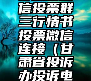 简单的来说下微信投票人工怎么刷票（微信纯人工投票）