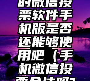 简单的来说下微信投票人工怎么刷票（微信纯人工投票）