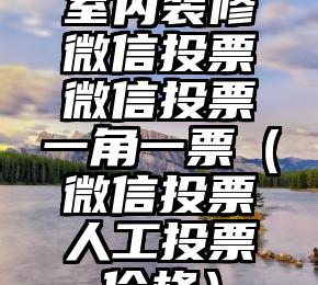 简单的来说下微信投票人工怎么刷票（微信纯人工投票）