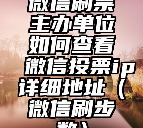 简单的来说下微信投票人工怎么刷票（微信纯人工投票）