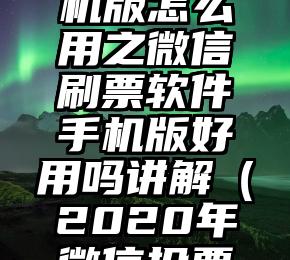简单的来说下微信投票人工怎么刷票（微信纯人工投票）