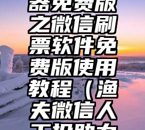 简单的来说下微信投票人工怎么刷票（微信纯人工投票）