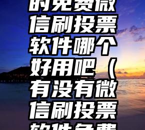 简单的来说下微信投票人工怎么刷票（微信纯人工投票）