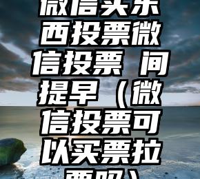 简单的来说下微信投票人工怎么刷票（微信纯人工投票）