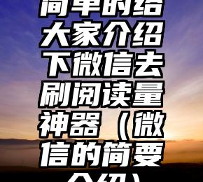 简单的来说下微信投票人工怎么刷票（微信纯人工投票）