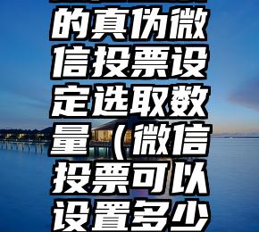 简单的来说下微信投票人工怎么刷票（微信纯人工投票）