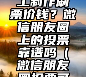简单的来说下微信投票人工怎么刷票（微信纯人工投票）