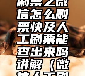 简单的来说下微信投票人工怎么刷票（微信纯人工投票）