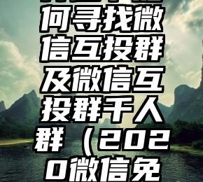 简单的来说下微信投票人工怎么刷票（微信纯人工投票）