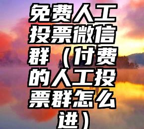简单的来说下微信投票人工怎么刷票（微信纯人工投票）