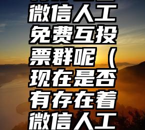 简单的来说下微信投票人工怎么刷票（微信纯人工投票）