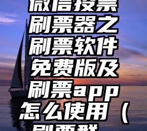 简单的来说下微信投票人工怎么刷票（微信纯人工投票）