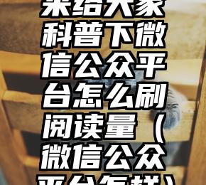 简单的来说下微信投票人工怎么刷票（微信纯人工投票）
