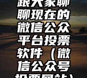 简单的来说下微信投票人工怎么刷票（微信纯人工投票）