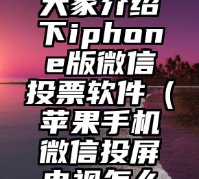 简单的来说下微信投票人工怎么刷票（微信纯人工投票）