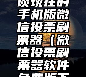 简单的来说下微信投票人工怎么刷票（微信纯人工投票）